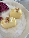 Lemon zest natural soap