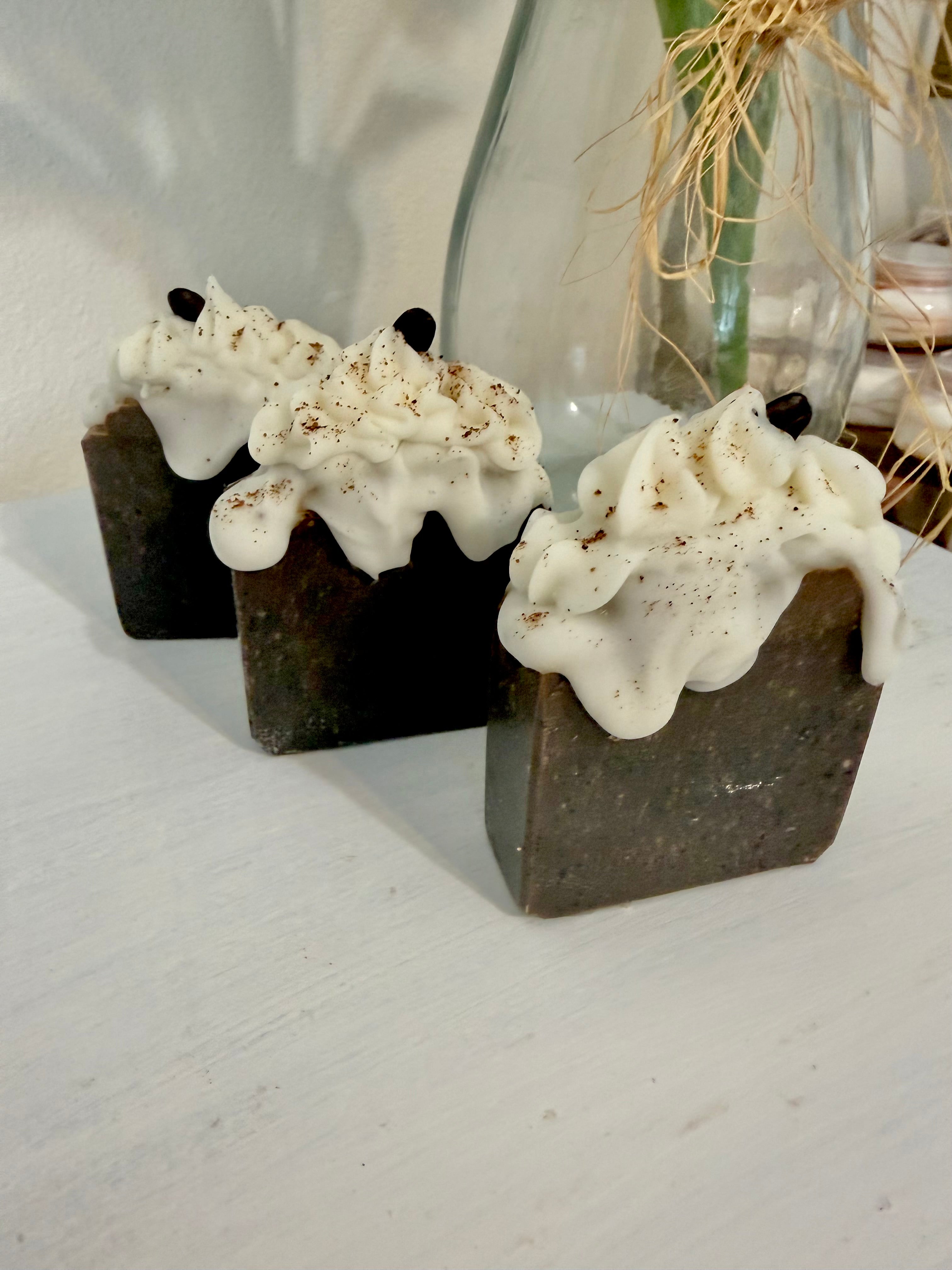 Latte's & Loungwear Whipped top Exfoliating Natural Soap